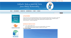 Desktop Screenshot of jakomenskeho.cz